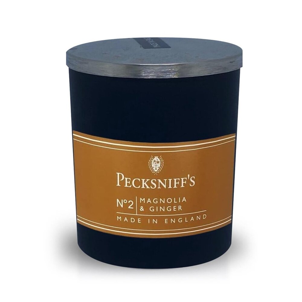 Pecksniff's Magnolia & Ginger Candle 5.29 Oz. With Metal Lid From England